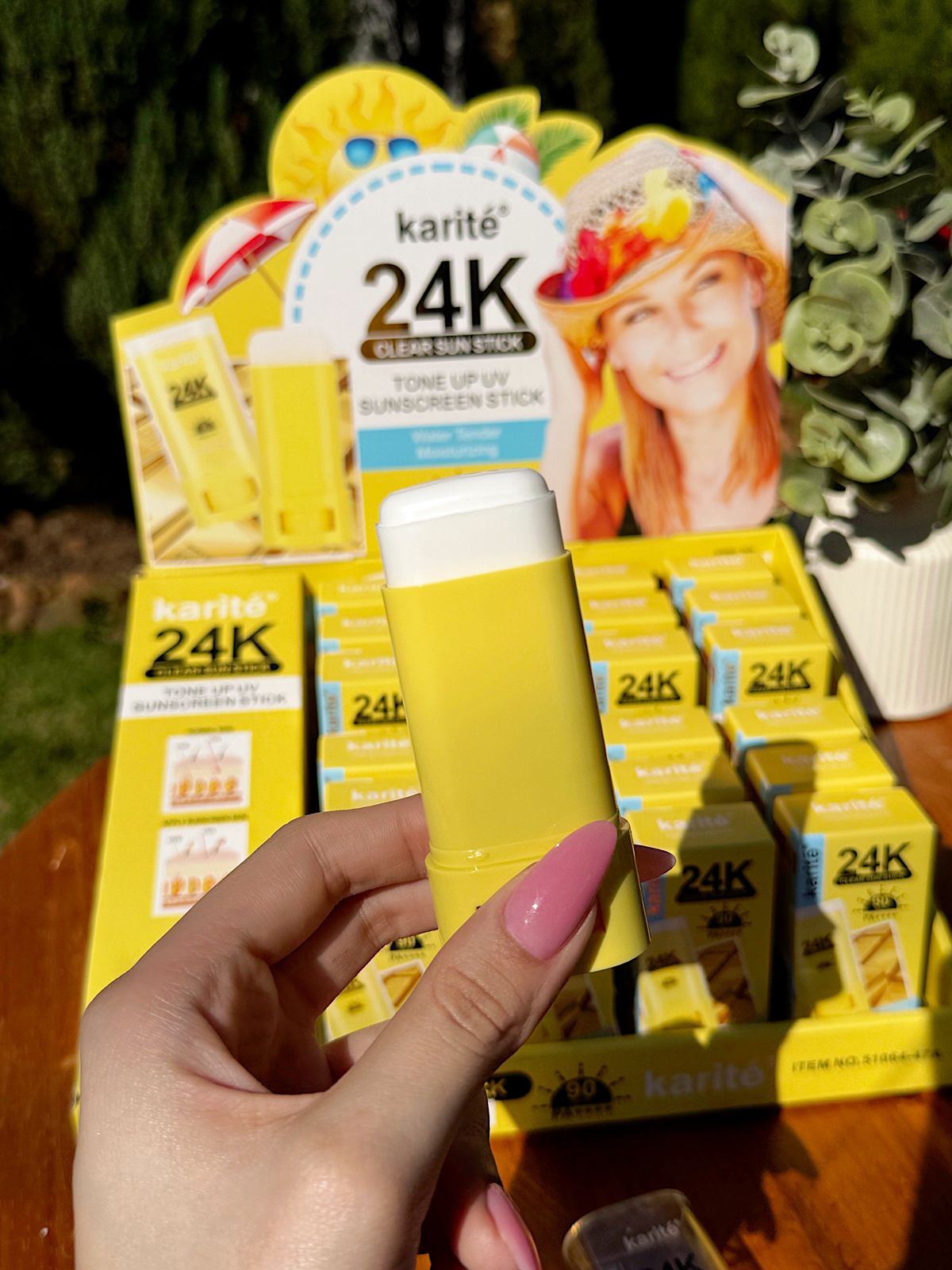 Protector solar en barra