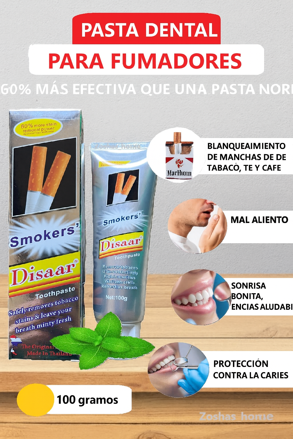 Pasta Dental Smoker&rsquo;s Disaar