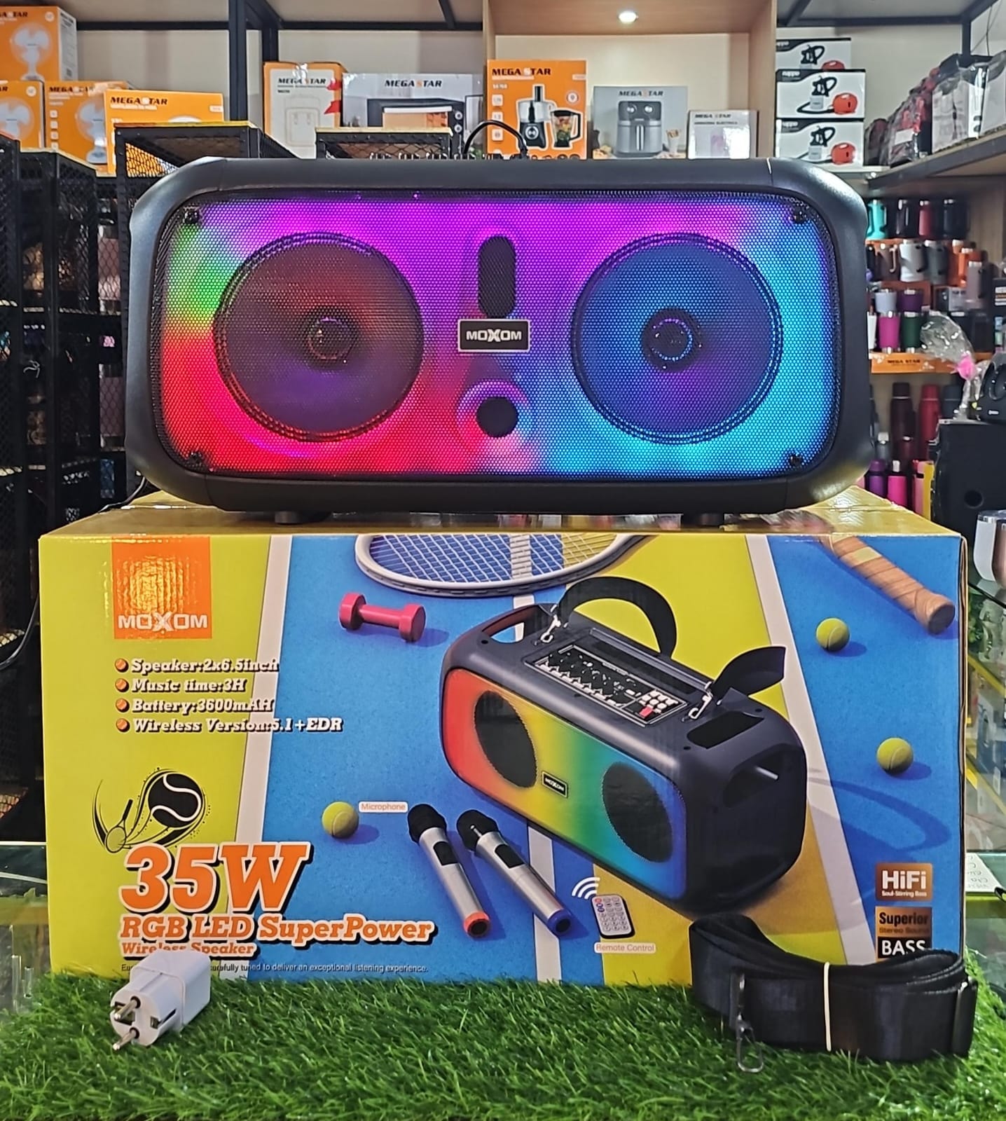 MoXon Speaker Led Recargable